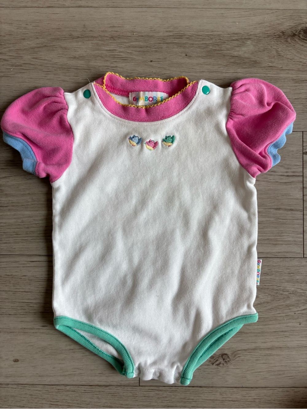 Vintage 1997 Gymboree "Hide and Seek" line bodysuit infant